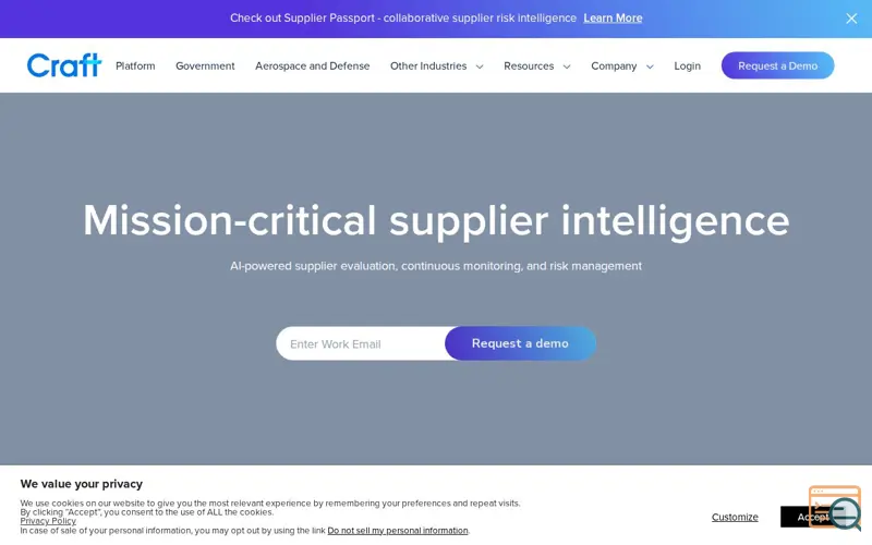 Screenshot of web design