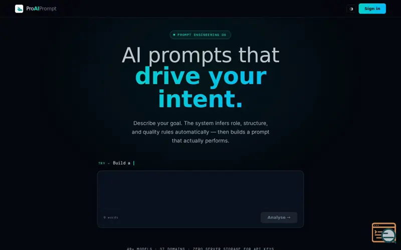 Screenshot of Ai Prompt Engineer