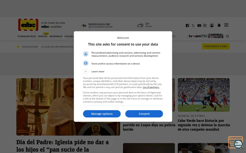 Screenshot of Abc
