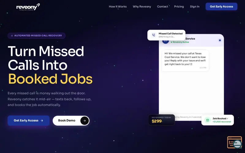 Screenshot of Reveony