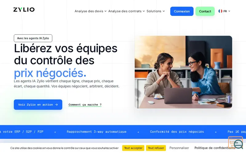 Screenshot of Zylio