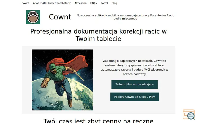 Screenshot of Cownt