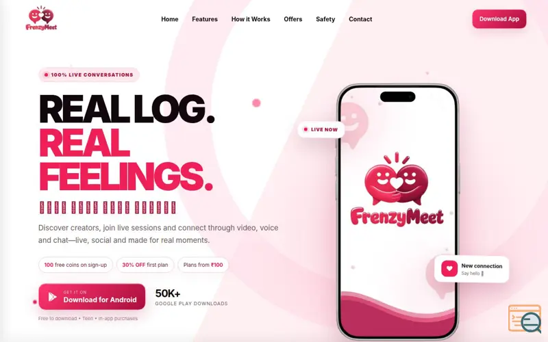 Screenshot of Frenzy Meet