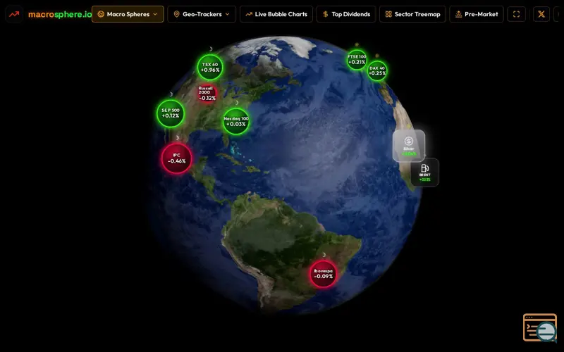 Screenshot of macrosphere.io