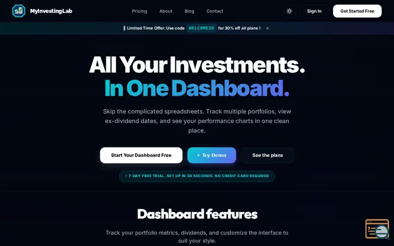 Screenshot of MyInvestingLab
