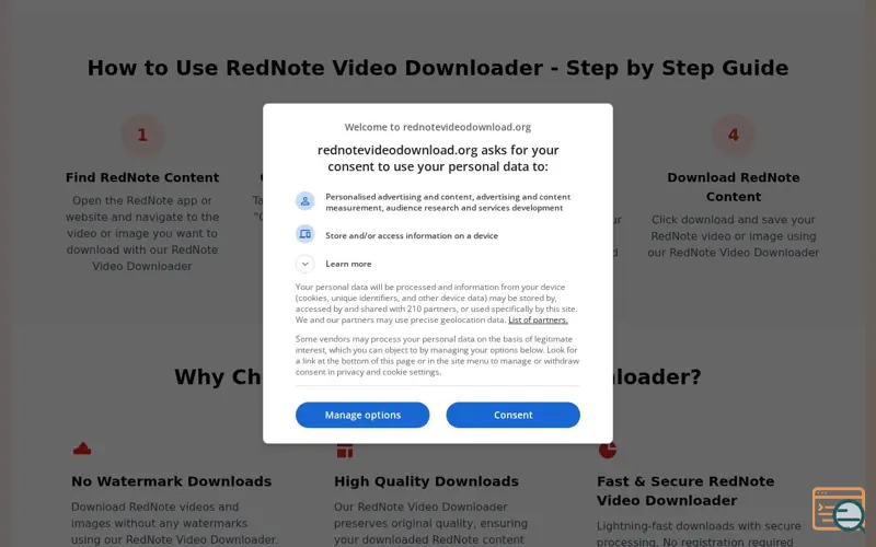 Screenshot of Free RedNote Video Downloader 