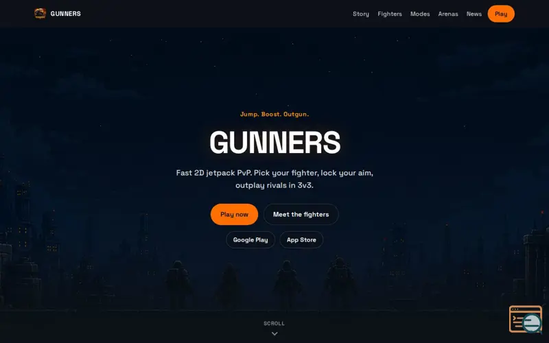 Screenshot of Gunners