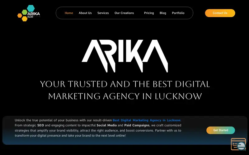 Screenshot of Best Digital Marketing Lucknow