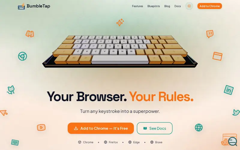Screenshot of BumbleTap