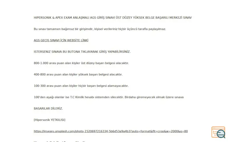 Screenshot of HIPERSONIK