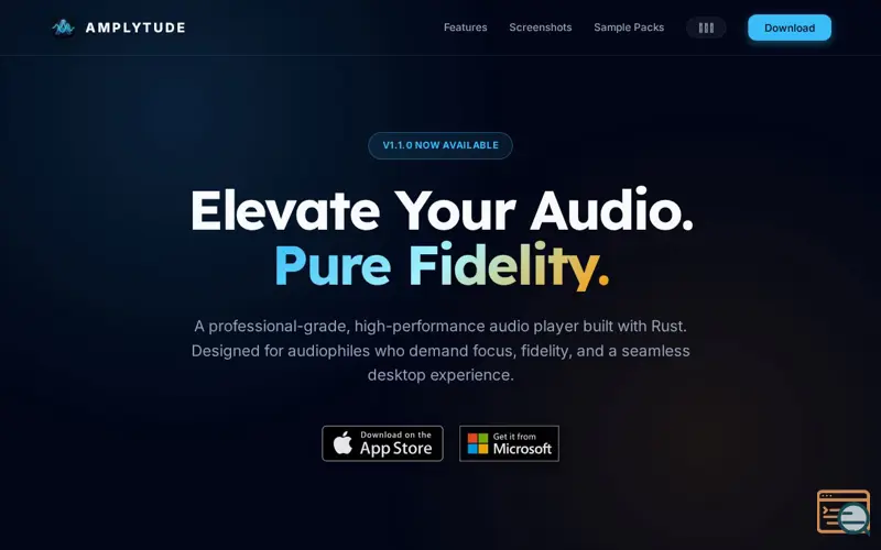Screenshot of Amplytude