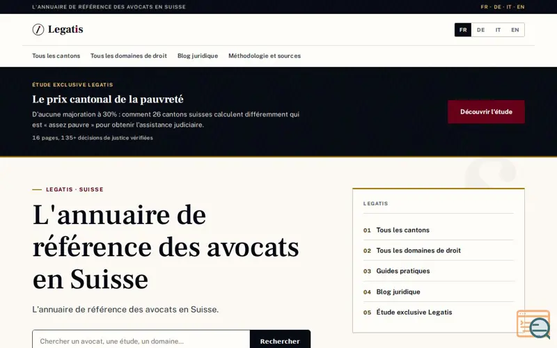 Screenshot of Legatis