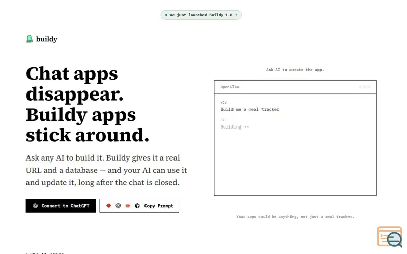 Screenshot of Buildy