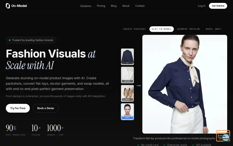 Screenshot of On-Model