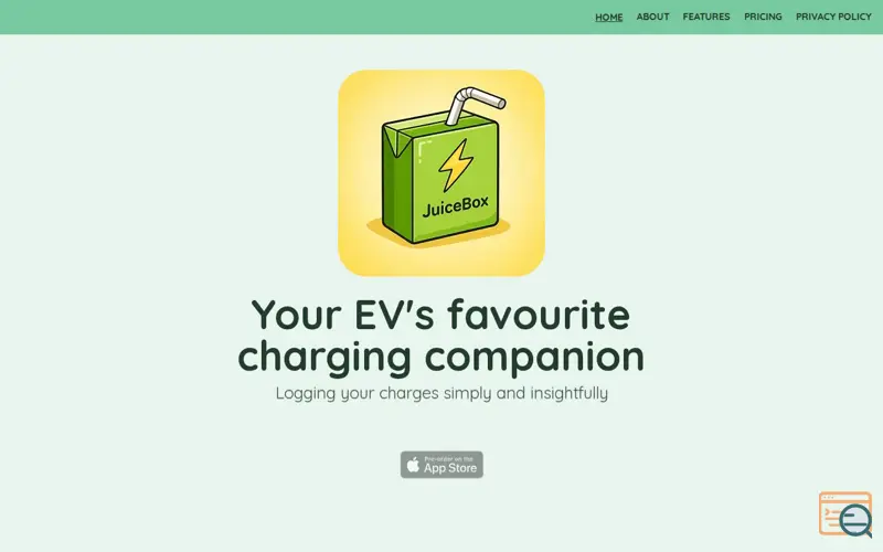 Screenshot of JuiceBox