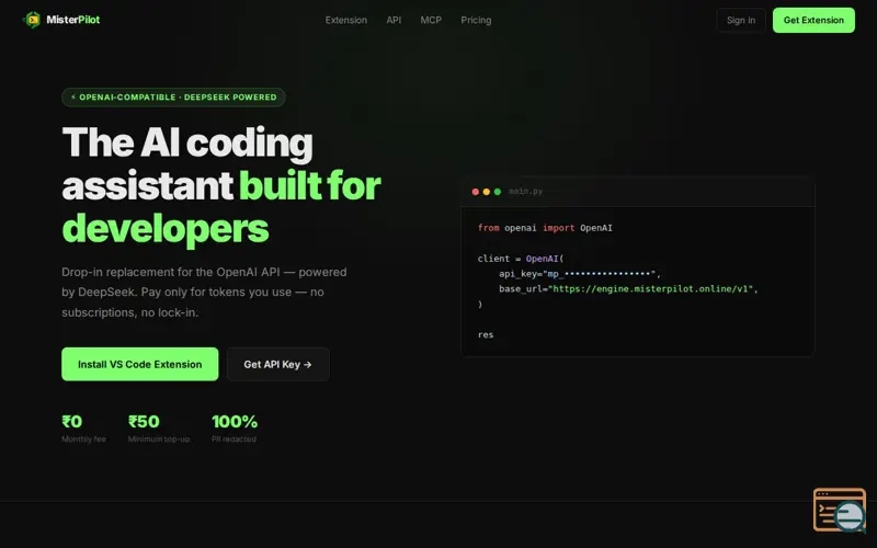 Screenshot of MisterPilot