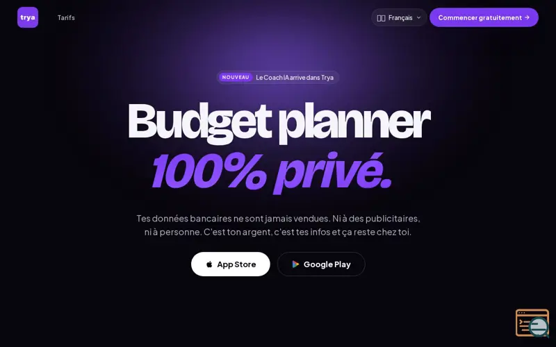Screenshot of Trya, a launch using GoCardless