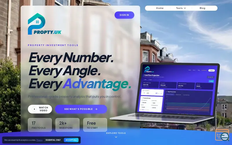 Screenshot of Propty.UK