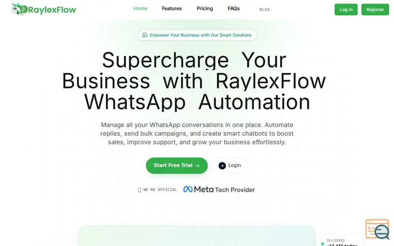 Screenshot of RaylexFlow