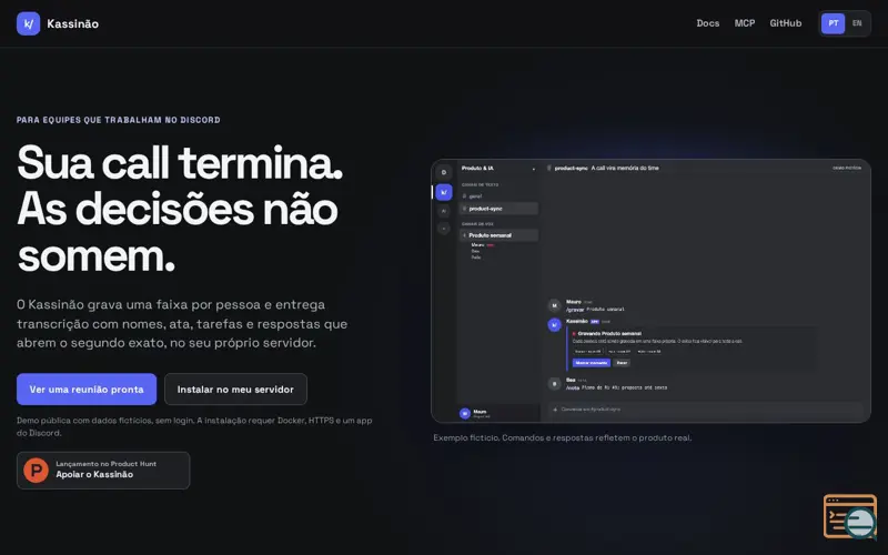 Screenshot of Kassinão