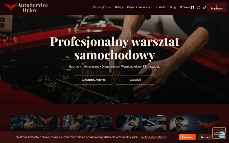 Screenshot of Orlov Auto Service