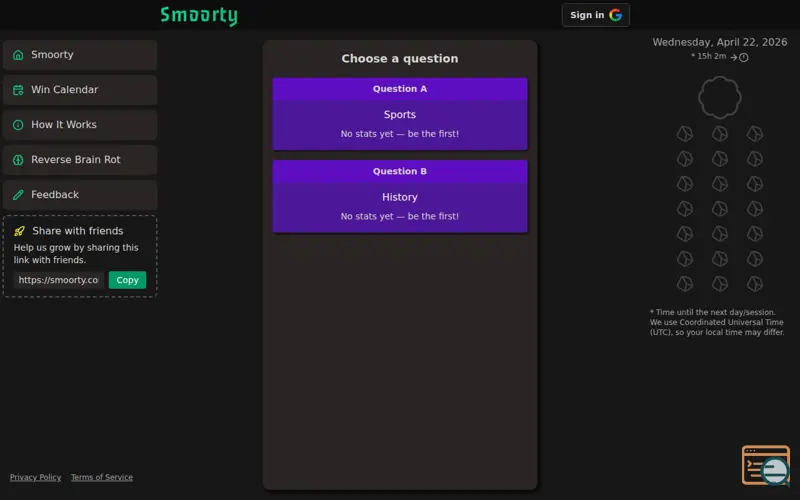 Screenshot of Smoorty