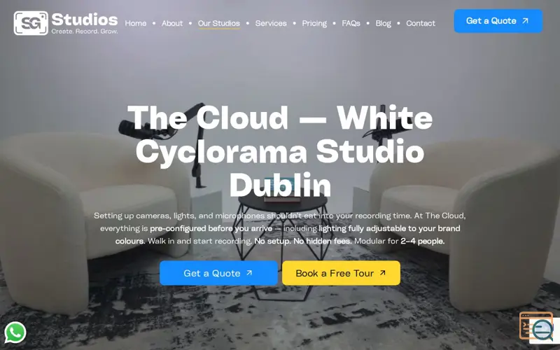 Screenshot of The Cloud, a launch using SuperCP