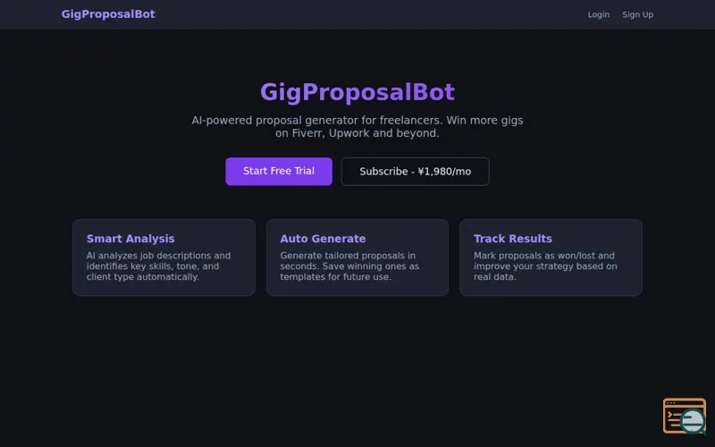 Screenshot of GigProposalBotD