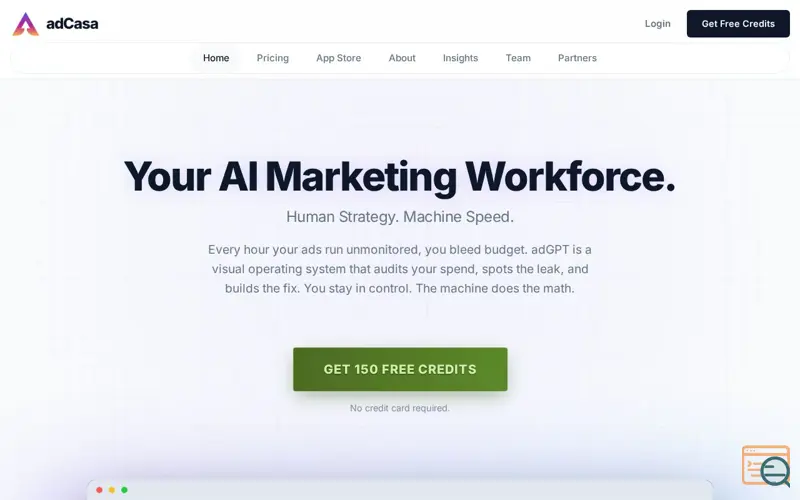 Screenshot of adCasa