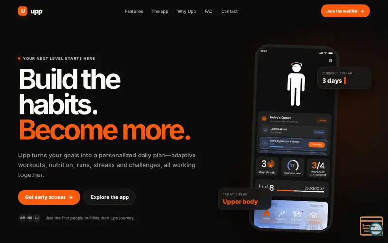 Screenshot of Upp