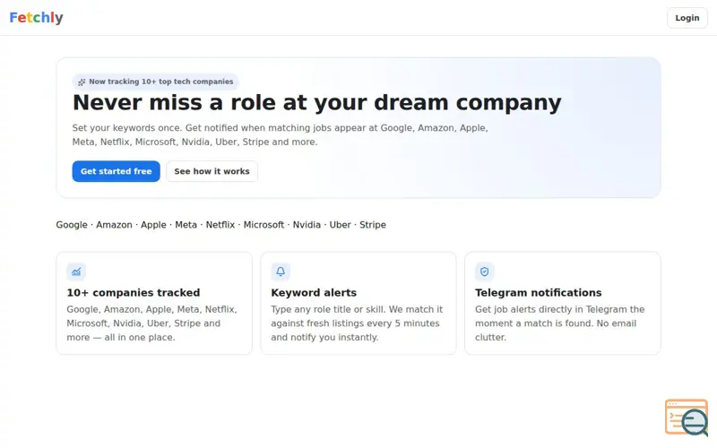 Screenshot of Fetchly