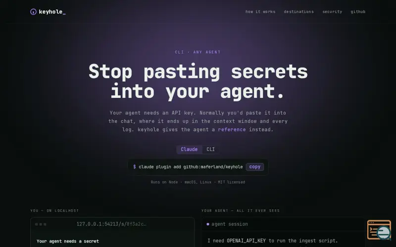 Screenshot of Keyhole