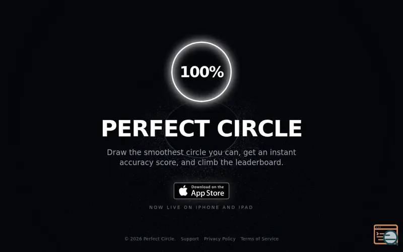 Screenshot of Perfect Circle