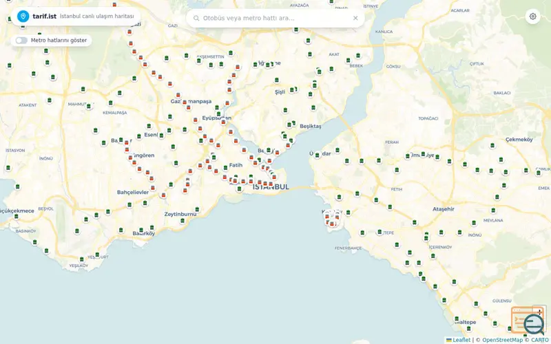 Screenshot of Tarif