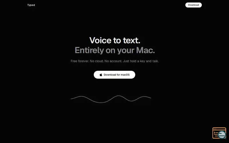 Screenshot of Typed - Private WisprFlow for Free