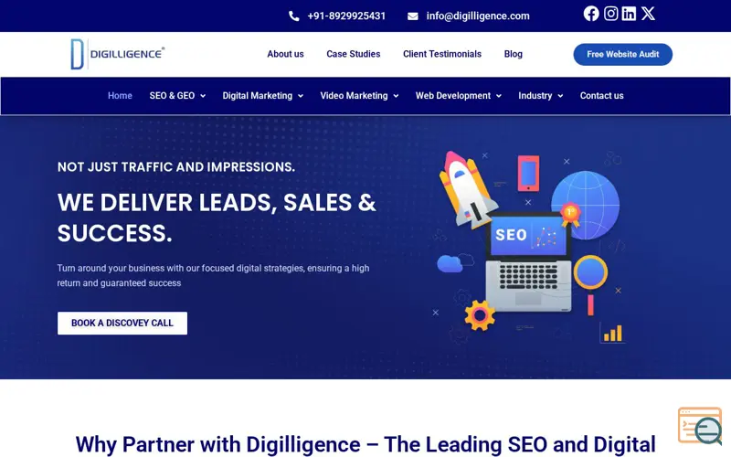 Screenshot of Digilligence