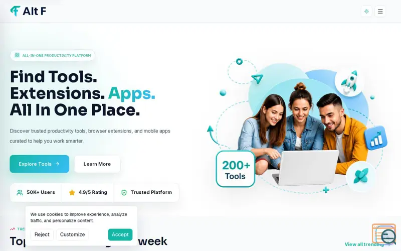 Screenshot of AltFTool