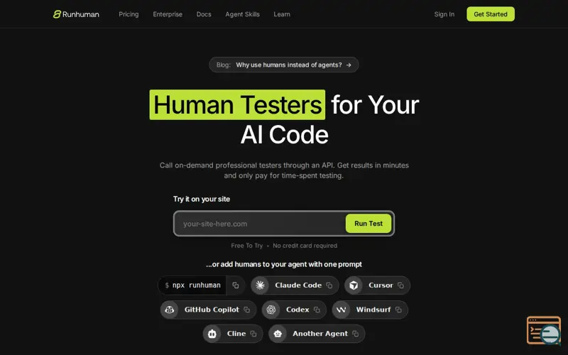 Screenshot of Runhuman