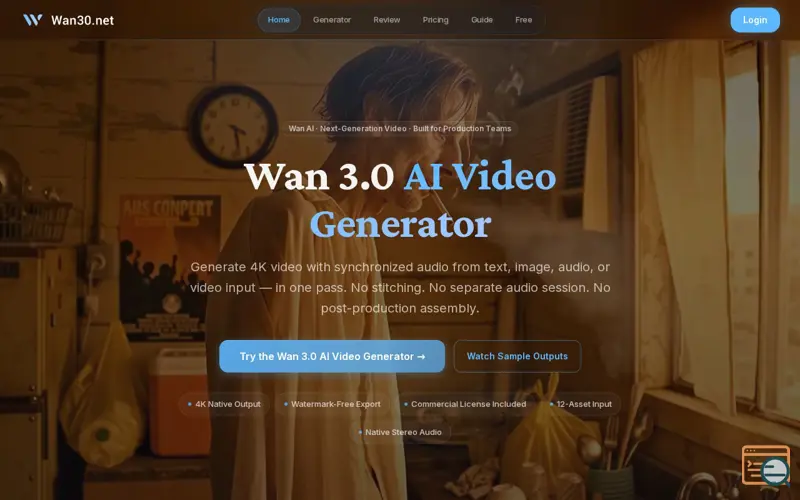 Screenshot of Wan 3.0