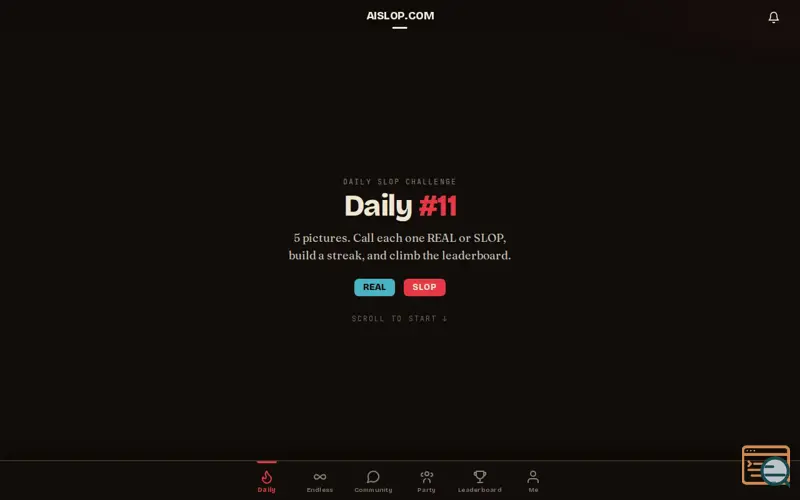 Screenshot of aislop.com