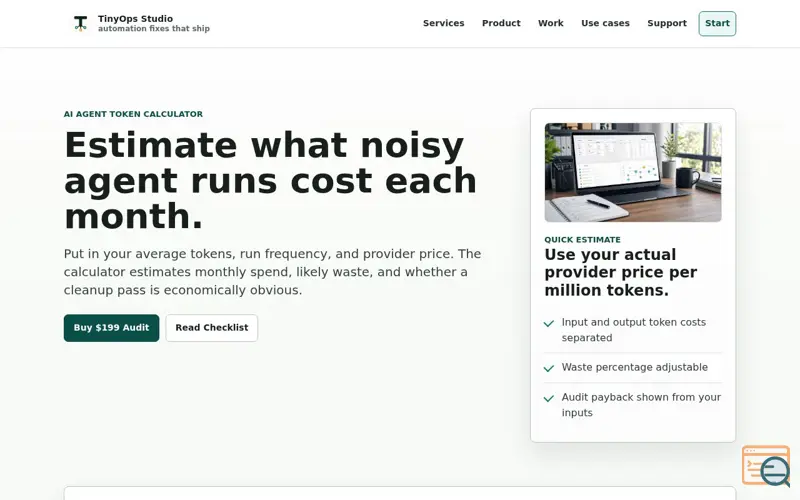 Screenshot of Tinyopsstudio