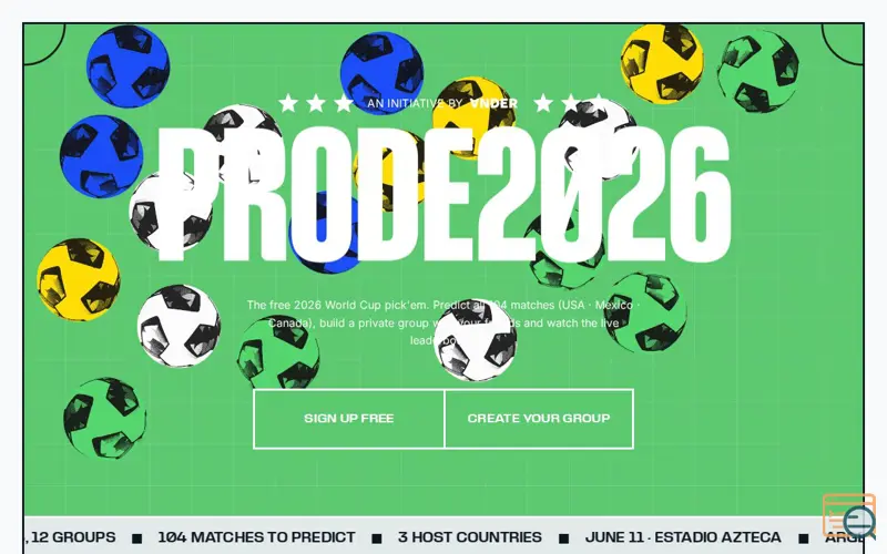 Screenshot of PRODE · Ander.Agency