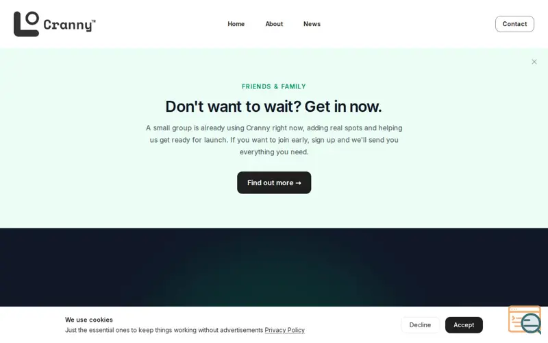 Screenshot of Cranny