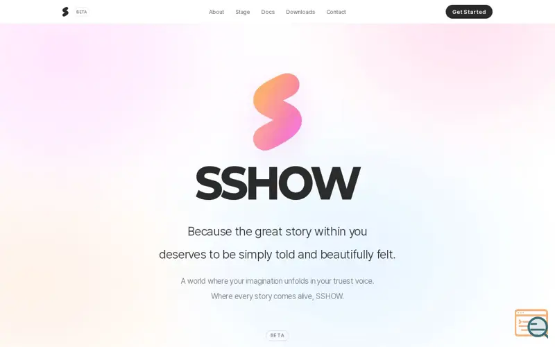 Screenshot of SSHOW