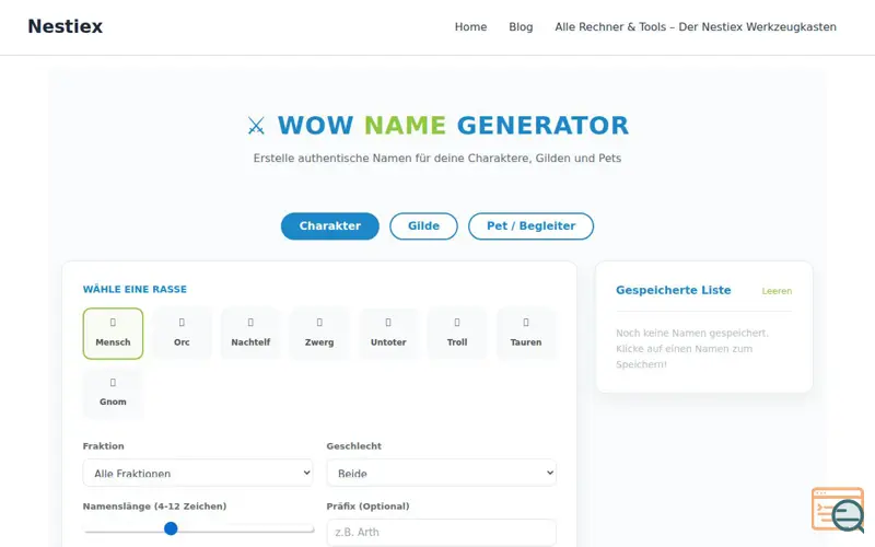 Screenshot of nestiex.de