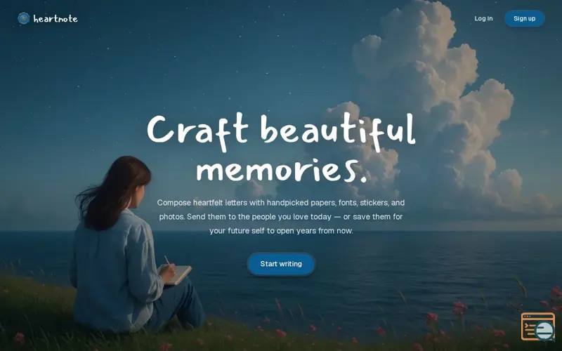 Screenshot of Heartnote