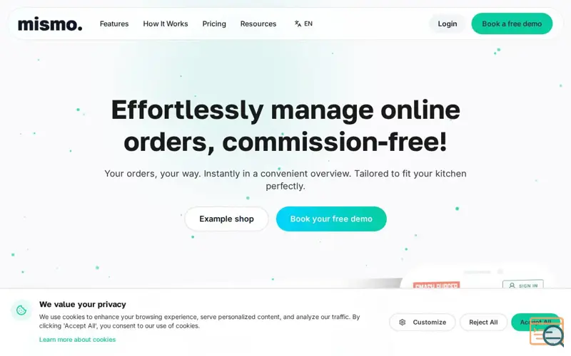 Screenshot of Mismo