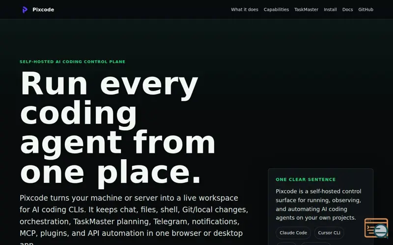 Screenshot of Pixcode