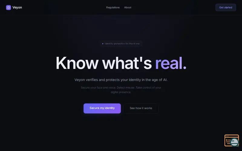 Screenshot of Veyon — Know what's real.