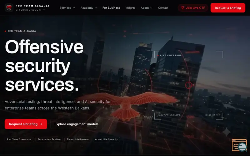 Screenshot of Red Team Albania